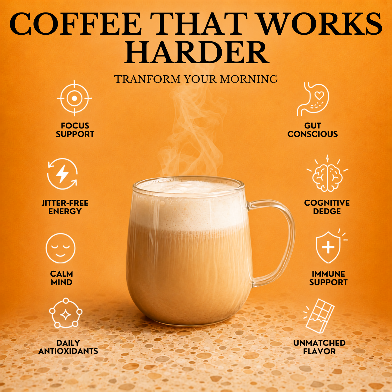 Flowstate - Focus Blend+, Functional Mushroom Coffee (Instant)