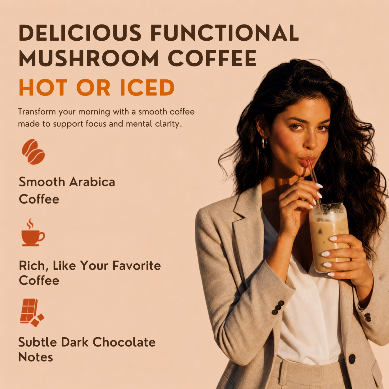 Flowstate - Focus Blend, Functional Mushroom Coffee (Ground)