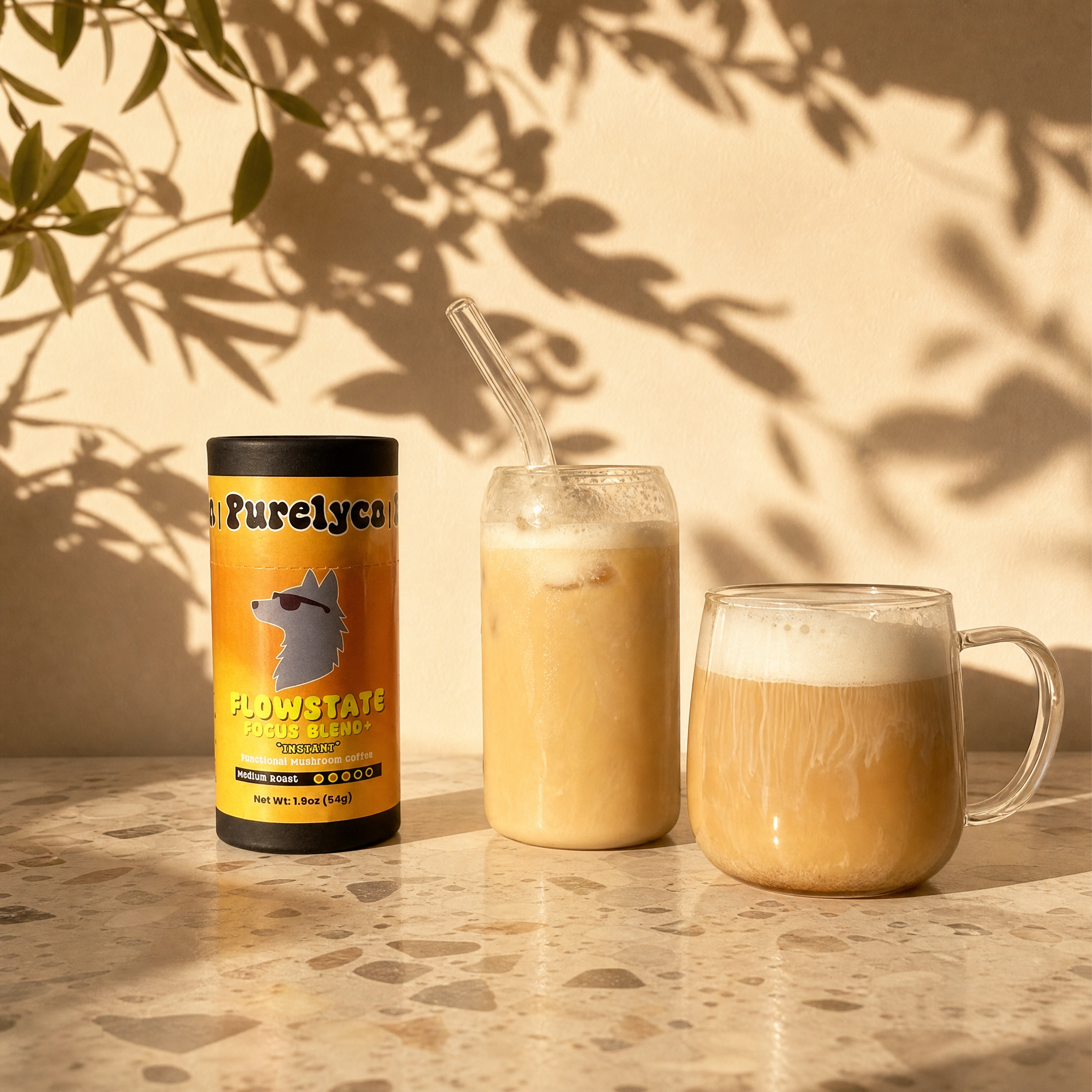 Flowstate - Focus Blend+, Functional Mushroom Coffee (Instant)