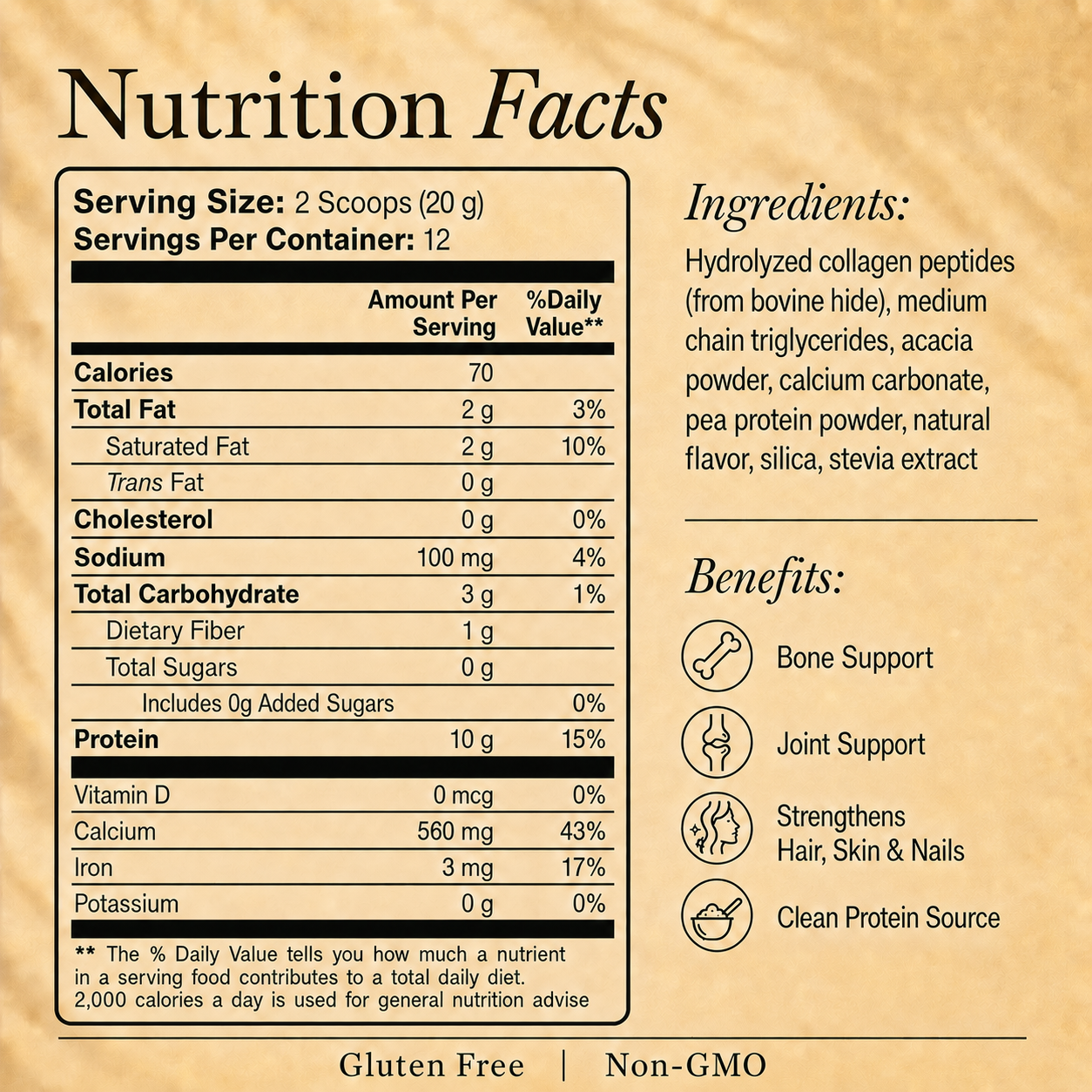 Rejuvenation - Restore Blend, Grass Fed Collagen Creamer